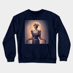 Steampunk lady Crewneck Sweatshirt